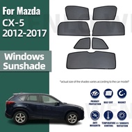 Car Window Shades For Mazda CX-5 CX5 2012-2017 Car Sunshade 99% Blackout Window Shade and Heat Insul