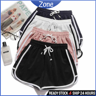 PNT02 Zone Ready Stock Casual Short Pants House Wear Casual Wear Sport Wear Short Pants Elastic Band