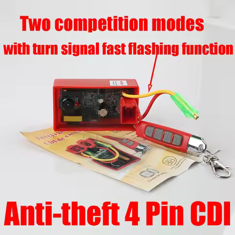New Anti-theft 4 Pin CDI Racing Ignition With Remote Control For AKT110S CD110 WY48Q-2 JET50 TC100 X