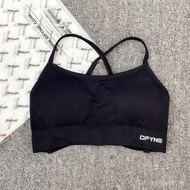 DFYNE Nylon seamless yoga bra with beautiful back design Sports outerwear sports bra