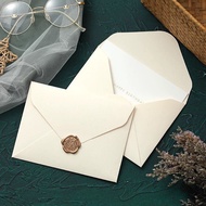 Handwritten Birthday Thank You Apology Love Letter Postcard Pure Color Style Greeting Card for Valen