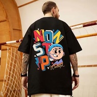 [M-8XL] Loose Fit Casual Print T-Shirt for Men & Women