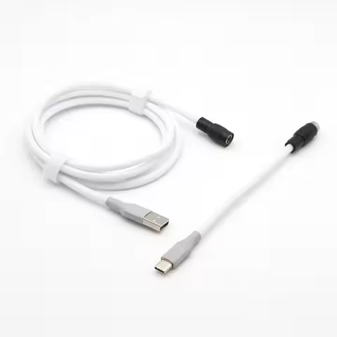 Paracord and PET Double sleeved USB to Type-C Micro or Mini-USB Mechanical Keyboard cable With YC8 A