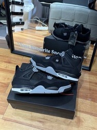 Jordan 4 black canvas