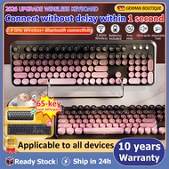 【24 hours delivery】wireless keyboard mechanical keyboard wireless gaming keyboard creamy keyboard bl