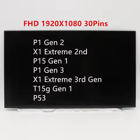 Original for Lenovo Thinkpad P53 P1 X1 Extreme Gen 2 P15 T15g Gen 1 P1 X1 Extreme Gen 3 screen FHD N