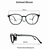 Frame Kacamata Mitsuka AB8175 Lensa Photocromic Blueray Bluecromic Kacamata Minus/Plus/Cyl Eyewear G