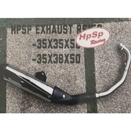 HPSP RS150 EXHAUST PIPE STANDARD CUTTING (35 X35 X50MM // 35 X38X 50MM)
