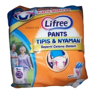 Lifree Adult Diaper Pants Size XL Contents 3pcs