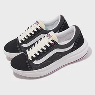 Vans 休閒鞋 Old Skool Over 男鞋 女鞋 黑 白 粉紅滾邊 麂皮 厚底 增高 VN0A7Q5EBMA