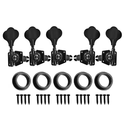 2L3R/3L2R/3L3R/1L4R/4L1R Open Gear Bass 5-String Tuners Tuning Pegs Keys Machine Heads For Bass Guit