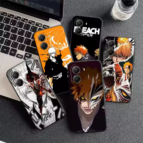 Bleach Kurosaki Ichigo Soft Phone Case for Xiaomi Poco X7 X8 Pro Max X5 X6 X3 F8 F7 Ultra M8 M7 M6 M