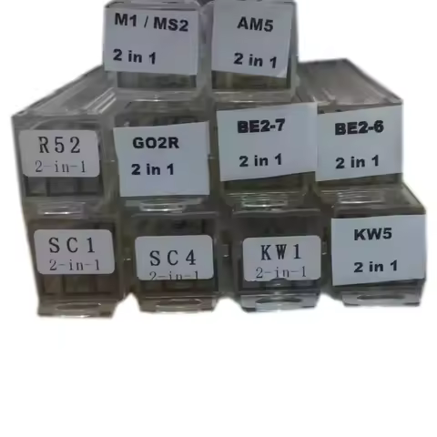 Original Lishi 2 in 1 2in1 tool SC1 SC4 KW1 KW5 R52 AM5 GO2R M1 MS2 BE2-6 BE2-7 SC1-L KW1-L for Lock