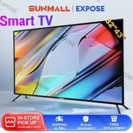 EXPOSE Smart TV 4K UHD   Android TV  43 Inch TV LED Android 12.0 Wifi TV 32 Inch Murah  Television digital television