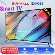 EXPOSE Smart TV 4K UHD   Android TV  43 Inch TV LED Android 12.0 Wifi TV 32 Inch Murah  Television d