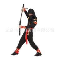 Children Ninja Costume Holy Festival Performance Costume Ninja Fork Props Samurai Costume