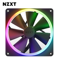 【不單售】NZXT 恩傑 F140 RGB 海灣扇 黑 (PWM/1800 RPM/需搭配風扇燈光控制器/2+4年保換新)