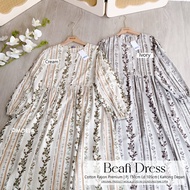 CIVITA DRESS BY MOELA FLOWERY MOTIF DRESS MADE IN COTTON RAYON MATERIAL WITH FULL BUTTONS