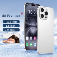 A16 PM Smartphone 4G/5G Network 6.8inch Full Screen Memory16GB+1TB  Battery 8000mAh Android 14.0  Wi