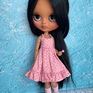Blythe doll with natural hair