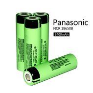 ถ่านชาร์จPanasonic แบตเตอรี่ 18650 3.7V 3400mAh แบตเตอรี่ลิเธียม ถ่านโซล่าเซล ถ่านปัตตาเลี่ยน แบตสว่านไฟฟ้า แบตเตอรี่ไฟฉาย แบตเตอร อเนกประสงค์ พานาโซนิค ถ่านชาร์จ ถ่านไฟฉาย 1ก้อน ถ่านชาร์จคุณภาพสูง หัวแบน แบตเตอรี่ Rechargeable lithium Li-ion Battery