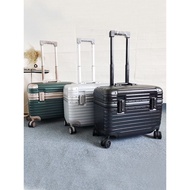 Aluminum Frame 16 Top Flip Trolley Case 18 Luggage Boarding Case Horizontal Style Men Women 20 Suitc