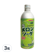 Sangaria 彈珠汽水 哈蜜瓜  478.5ml  3瓶