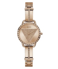 GUESS-TRI BELLINI GUESS Ladies Rose Gold Tone Analog Watch-Watches-Rose Gold