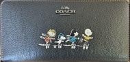 Coach Snoopy 長款拉鍊錢包