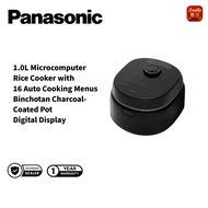 Panasonic 1.0L Microcomputer Rice Cooker SR-DM104KSK with 16 Auto Cooking Menus