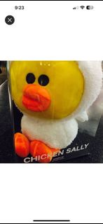 Line Friends Chicken Sally 莎莉 雞 毛公仔