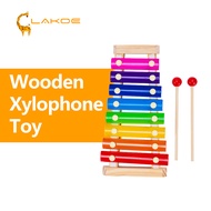 Lakoe Wooden Xylophone Toy 8 Notes Kids Wooden Xylophone Piano Kids Early Learning Montessori Mainan