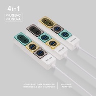 Rexus H337 USB HUB USB-A 3.2 USB Type-C 4 port