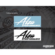 ALZA Performance 2022 Logo Vinyl Sticker