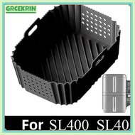[GRCEKRIN] 2PCS Silicone Air Fryer Liner Baking Basket for SL401 AF400UK AF300