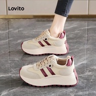 Lovito Casual Sneakers Forrest Gump Shoes Versatile Summer Thick Sole Soft Bottom Light Anti Slip Sn