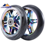 2Pcs Electric Scooter Wheel Scooter Replacement Wheels With Bearing Stunt Scooter Pu Wheels Scooter 