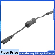 Power Extension Cord, Iec320 C7 to C8 Power Adapter Extension Cord with Switch Control with "8" Inte