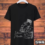 Distro T-shirt Soekarno Independence Indonesia Original Hero T-shirt Cotton combed 24s super soft