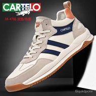 W-6&amp; Cartelo Mid-Top Men's Shoes Summer2024New Casual Sports Skate Shoes Men's Trendy All-Match Fashion Shoes Spring and