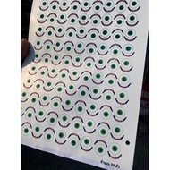 Green Monster Coin Sticker