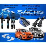 PERODUA MYVI OLD MODEL 2005-2010 SACHS SHOCK ABSORBER FRONT REAR SET