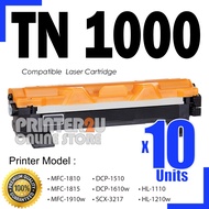 10x Drum DR1000 DR-1000 Toner TN-1000 TN1000 Compatible To Brothe* HL1110 DCP1510 MFC1810 1815 HL121