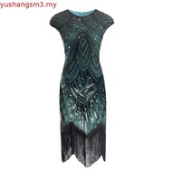Tassel Sequin Dress Dress 1920s Retro Party Banquet Dress