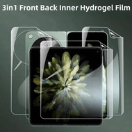 Oppo FindN FindN2 FindN3 2Sets 3 in 1 1000D HD Transparent Soft Hydrogel Film For Oppo Find N3 N2 N Anti Fingerprints Phone Screen Protector