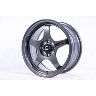 SMB COSMIS ล้อแม็กรถเก๋งเล็กรุ่น XT-005RS 15x7.0 4รู100 ออฟเซ็ต+35 (ราคาต่อชุด)