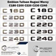Writing EMBLEM C180 C200 C220 C230 C240 MERCEDES BENZ LUGGAGE EMBLEM E