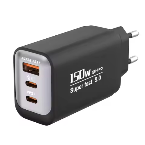 150W 3-Port USB Type C Charger Super Fast 5.0 PD Wall Adapter Quick Charge Mobile Phone chargers For