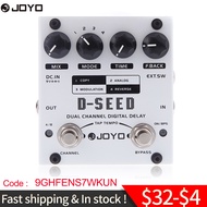 JOYO D-SEED Dual Channel Digital Delay Guitar Effect Pedal กีตาร์เหยียบเสียงอเมริกันอังกฤษสำหรับกีตาร์อุปกรณ์เสริมอะไหล่