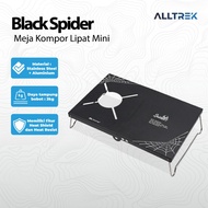 ALLTREK Meja Kompor Lipat Mini Black Spider Head Stove Portable